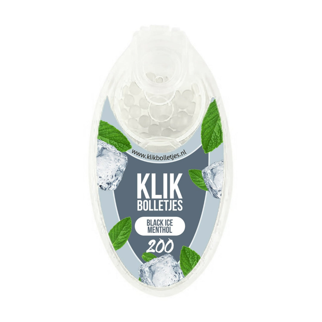 200 Klik Bolletjes Black Ice Menthol