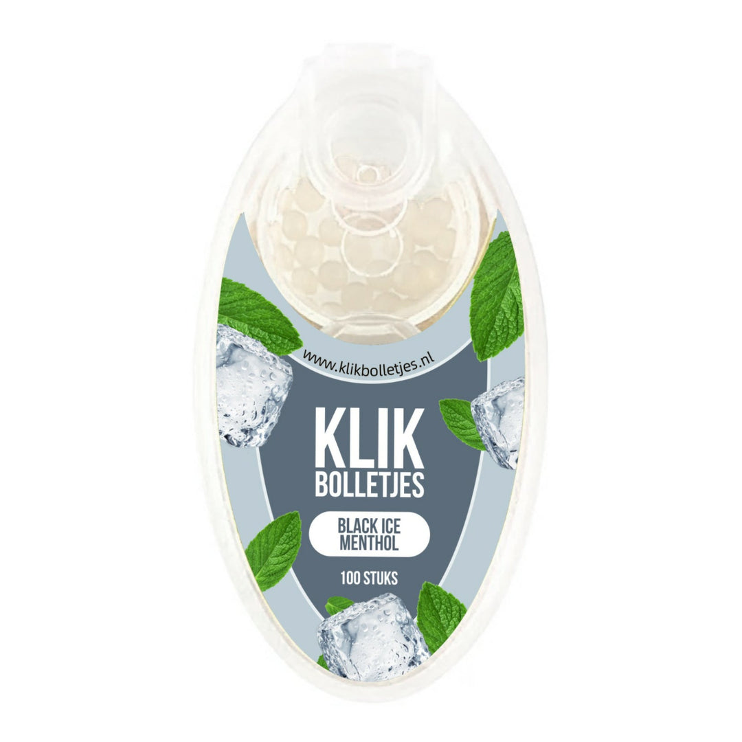 100 Klik Bolletjes Black Ice Menthol